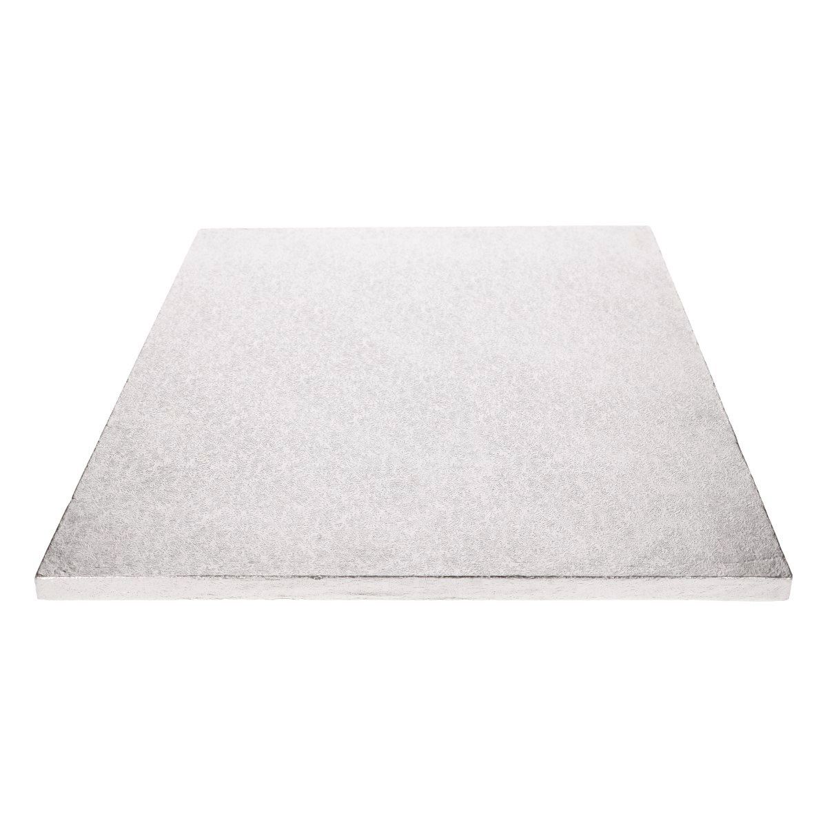 cake drum carre argent