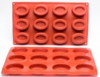 moule silicone 12 savarins ovale