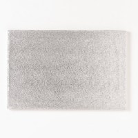 cake drum carre argent