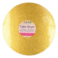 cake drum rond bleu